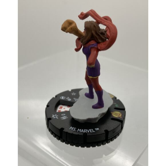 Marvel Heroclix Avengers 60th Anniversary Ms. Marvel #42 - Super Rare w/ Card - Picture 3 of 8